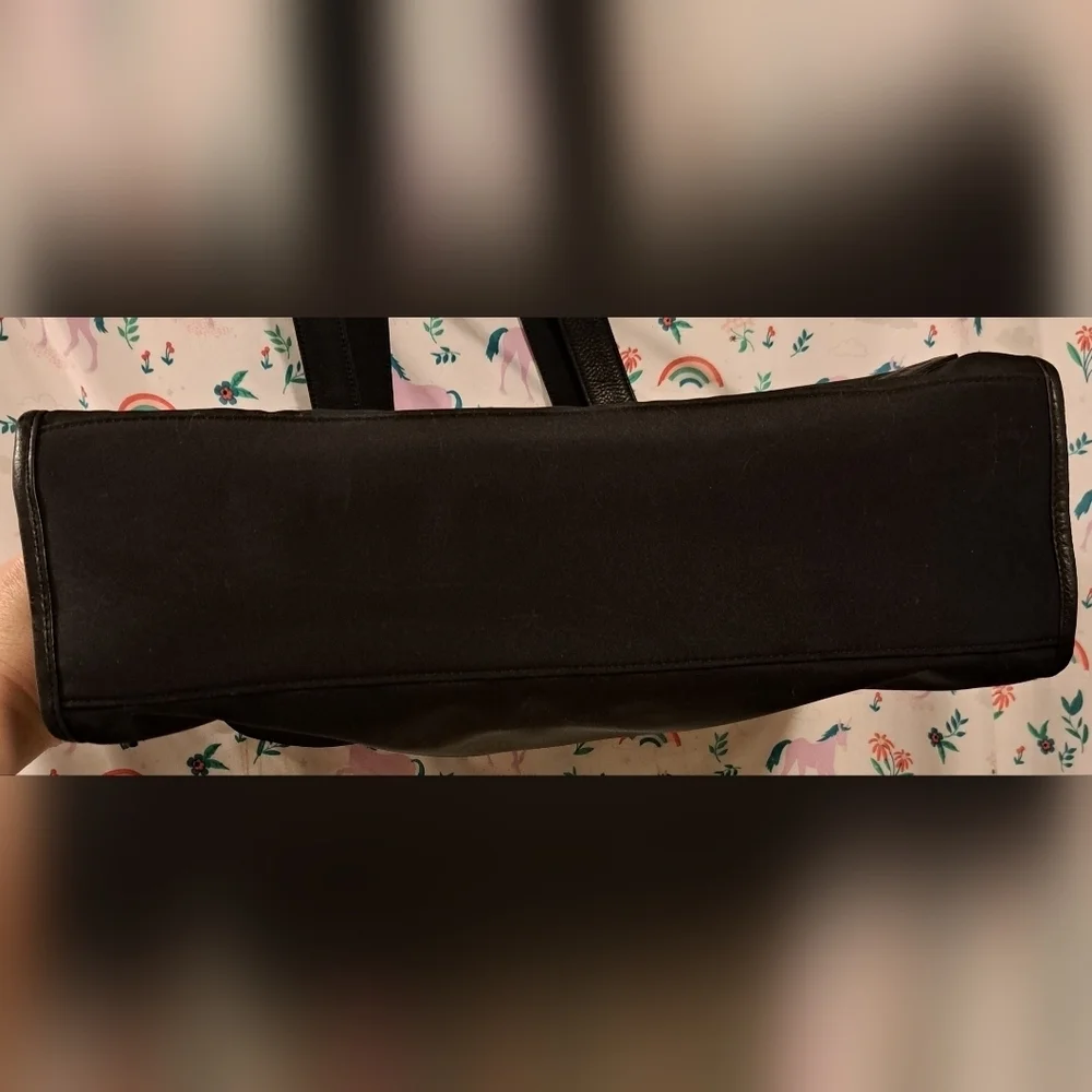 EUC Vintage 90s Fossil Black Business Casual School Padded Unisex Laptop Bag